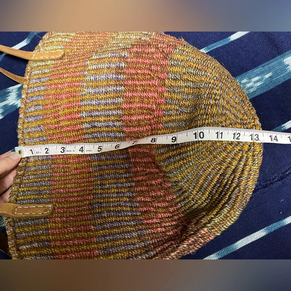 Vintage Multicolor Woven Bag - Picture 3 of 5